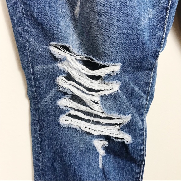 American Eagle | Distressed Hi-Rise Jegging Medium - Picture 6 of 12